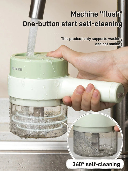 Home Electric Vegetable Cutter Vegetable Chopper Automatic Chopper Slicer Multifunctional Gatling Chopper Garlic Mincer