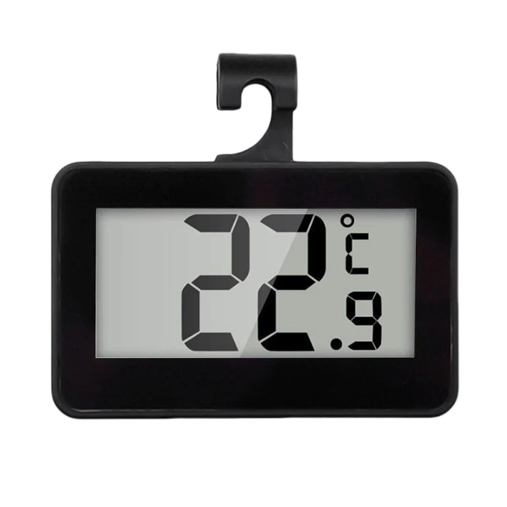 Mini Refrigerator Fridge Thermometer Max/Min Record Function Room Thermometer Refrigerator/Freezer Digital Thermometer for Home