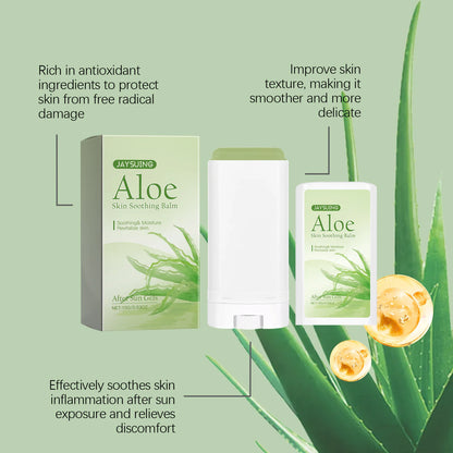 Aloe Vera Balm Face Moisturizing Refreshing Relieve Redness Burning Restore Sunburn Repairing Sun Damage Soothing Skincare Stick