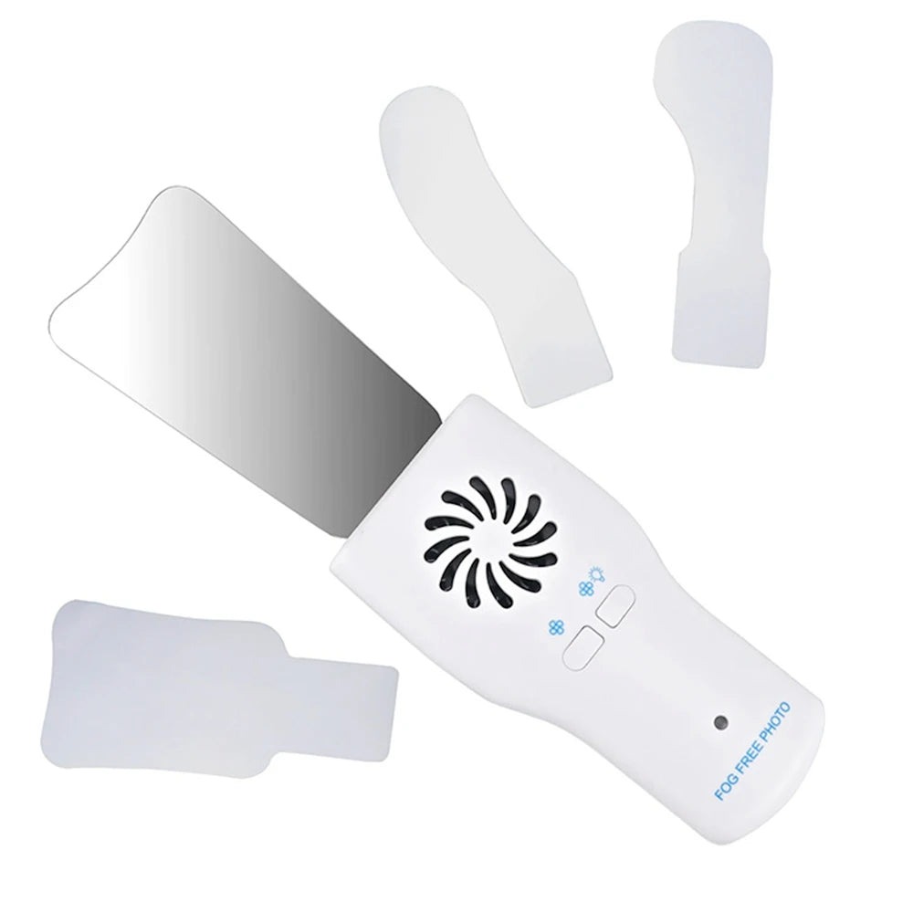 Dental LED Mirror - Anti-Fog Intraoral Reflector with Defogging for Oral Photography & Exams