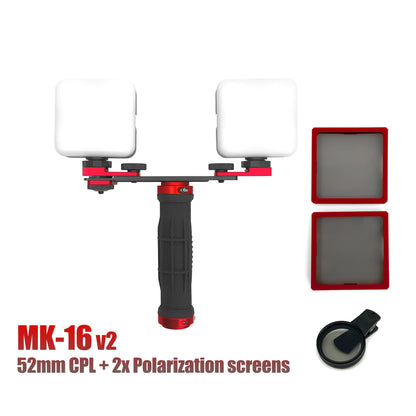 Dental Photo LED Light. Dental Photography Light. Macro, Polarizer, Intraoral, Denture Photo With Phone Lamp For Dentistry