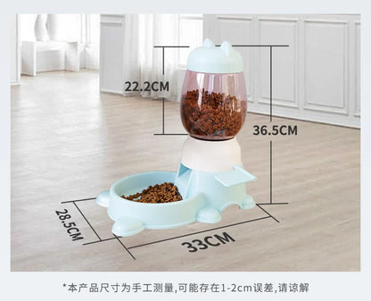 Pet Automatic Feeder Dog Cat Bowl For Small And Medium Pet's Water Feeder Feeding Large Capacity Dispenser