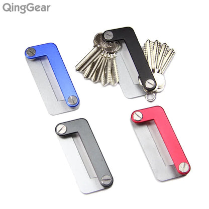 QingGear OKEY Advanced Key Organizer Travel Key Kits Light Weight Quickly and Easily Open door key Holder folder keys bar Tool