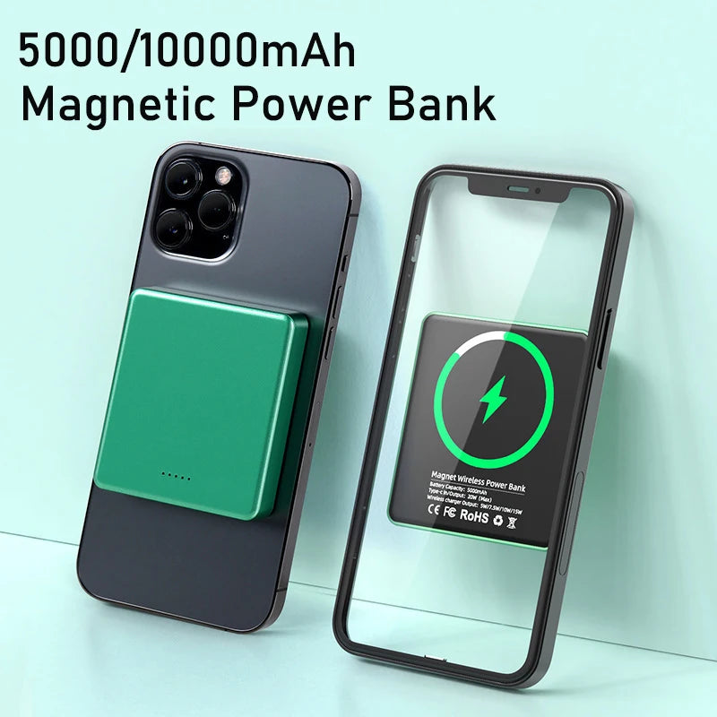 10000mAh Wireless Power Bank PD20W Magnetic poverbank For Magsafe Phone Battery iPhone 12 13 14 15 16 Pro Max Plus Mini Pover