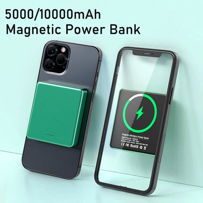 10000mAh Wireless Power Bank PD20W Magnetic poverbank For Magsafe Phone Battery iPhone 12 13 14 15 16 Pro Max Plus Mini Pover