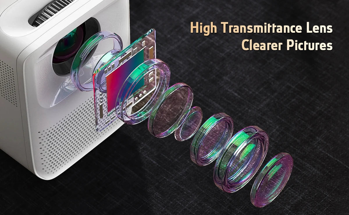 Bluetooth Support Mobile Phone Home Theater Projector Bluetooth Mini 4k Android 9 Projector