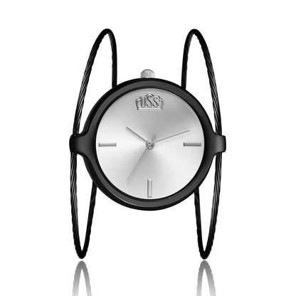 Fashion casual ladies quartz watch, round bracelet watch, elegant alloy ladies watch, quartz watch.