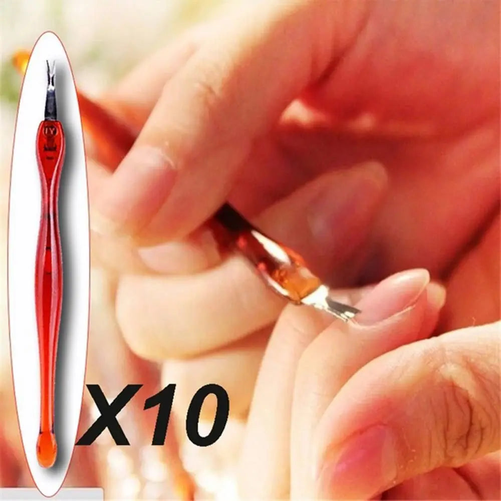 Nail Care Tool Cuticle Nipper Manicure Nail Art Nail Polish Removal Cuticle Remover Nail Cuticle Pusher Dead Skin Fork