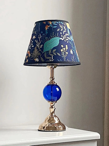 Bedroom desk lamp, warm and romantic, light luxury, retro American wrought iron, simple modern bedside lamp