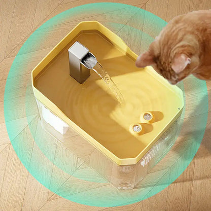 1.5L Automatic Cat Water Fountain Auto Filter Pet Drinker USB Automatic Water Drinking Fountain Dispenser live Water Circulation