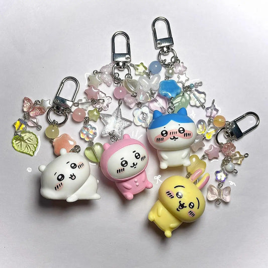 Cute and Creative Little Hachijiika Wow DIY Keychain