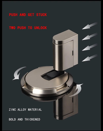 No-punch Door Suction Windproof Ground Suction Anti-collision Door Stopper Household Door Stopper Door-impact Fixed Door Stopper