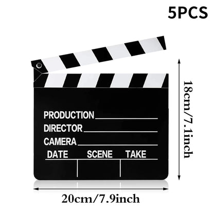 Party holiday party movie clapboard movie card clapperboard movie party prop game party