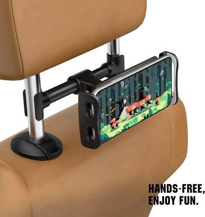 Tablet Holder for Car,ipad Headrest Mount for Tablet/ipad/Phones Car Tablet Holder with 360°Rotating Adjustable