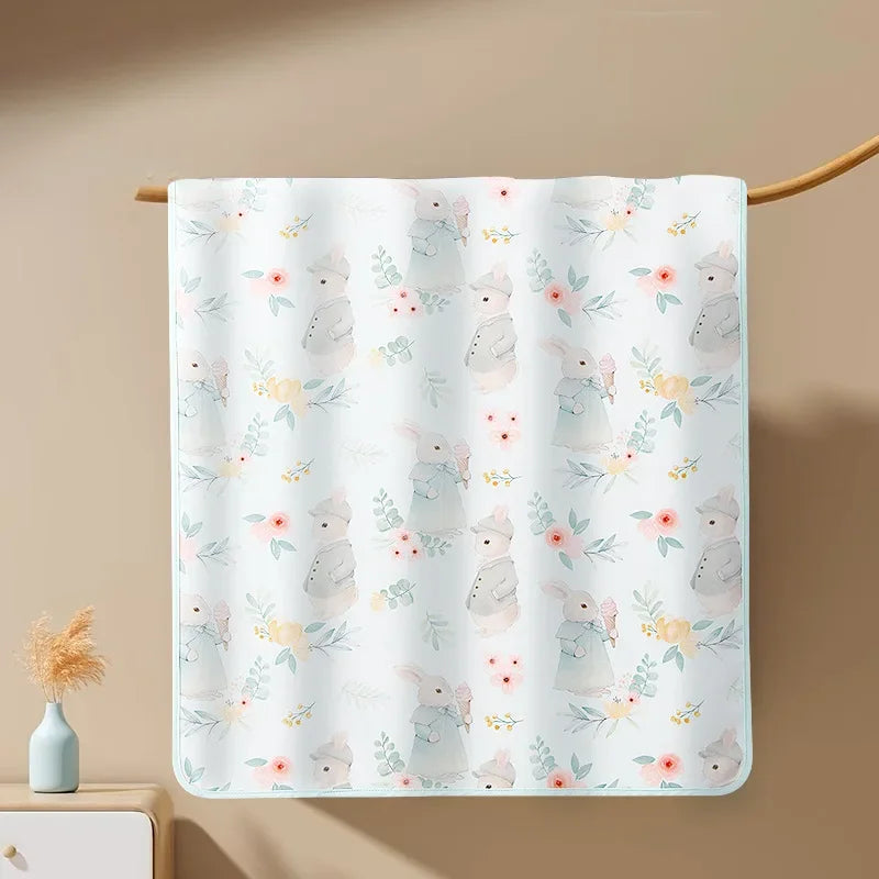 Waterproof Baby Diaper Changing Mat 50*70CM Cute Cartoon Bed Protector Diaper Bedding Urine Pads Care Pad for Adult Baby