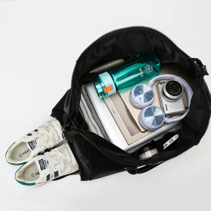 Personalized Travel Bag Men's And Women's Handbags Sports Training Yoga Bag Waterproof Weekend Bag Customized Logo Name Pattern