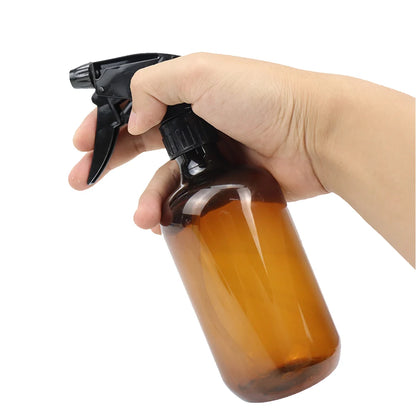 Refillable Empty Anti-UV Amber Glass Spray Bottles Container with Triggers Caps for Essential Oils Lotions Perfumes