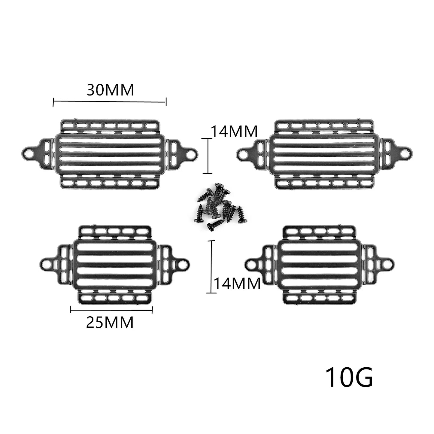 for WPL D12 Truck 3D Metal Lamp Cover Headlight Front & Rear Light Guard 1/10 RC Trailer Remote Control Car Spare Part Upgrade
