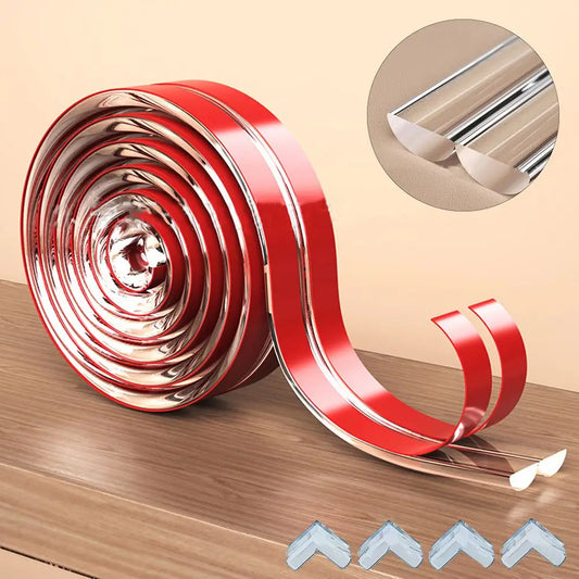 Table Edge Guard Furniture Corner Protector Strip Self Adhesive Transparent Kids Collision Proof Soft Bumper Baby Safety Guard