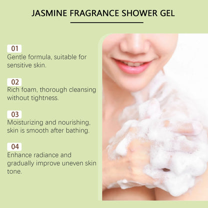 Fragrant Shower Gel Body Wash Perfume Long Lasting Fragrance Deep Cleansing Moisturizing Refresh Smooth Exfoliating Bath Lotion