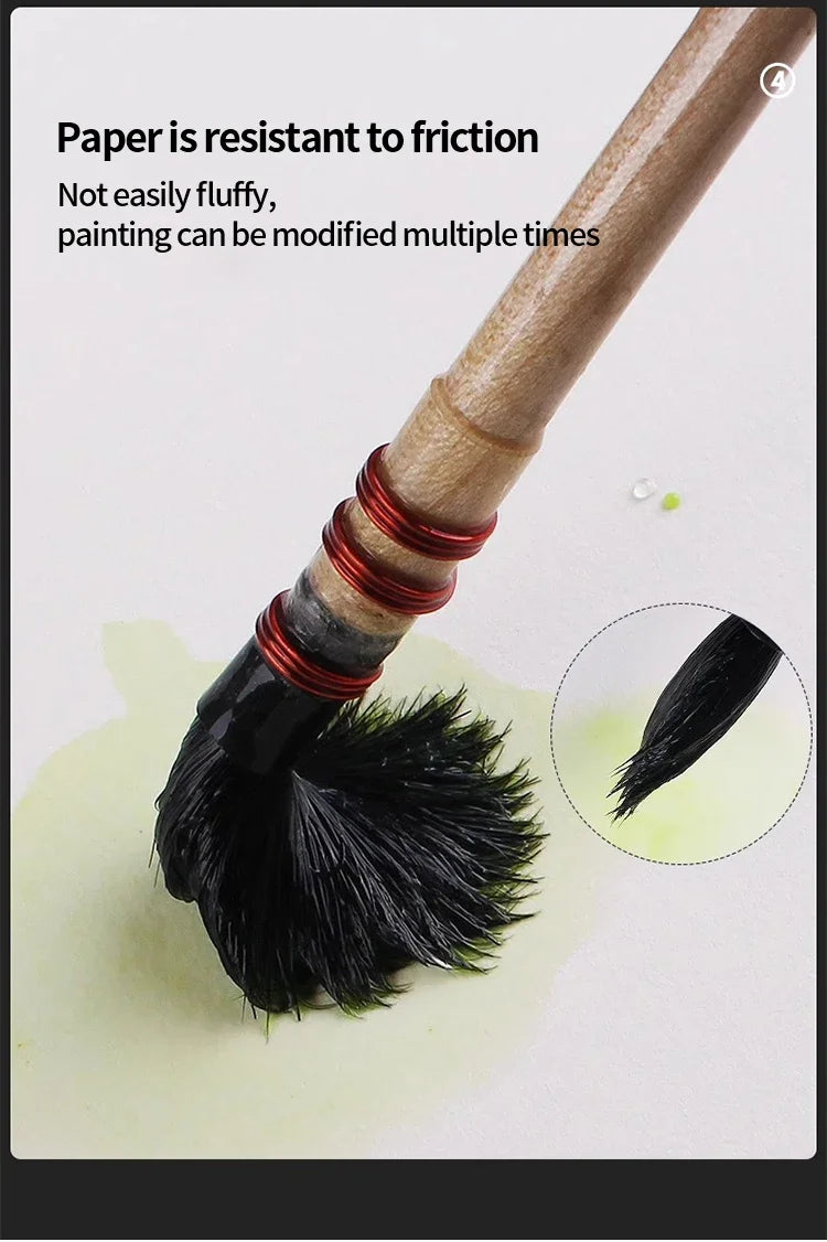 Baohong 20pcs 100% Cotton Artist Watercolor Drawing Paper 300gsm 32K 16K 8K Art Supplies Student School Supplies