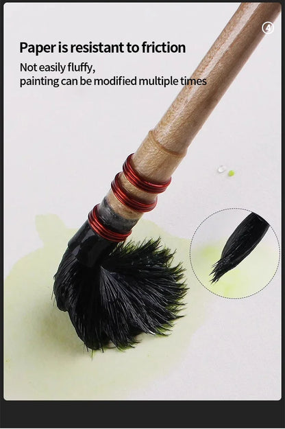 Baohong 20pcs 100% Cotton Artist Watercolor Drawing Paper 300gsm 32K 16K 8K Art Supplies Student School Supplies