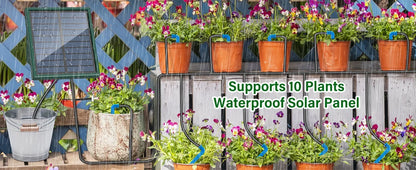 Solar Irrigation System for Garden Balcony Automatic Drip Irrigation System DIY Garden Watering System Drip Hose Irrigation