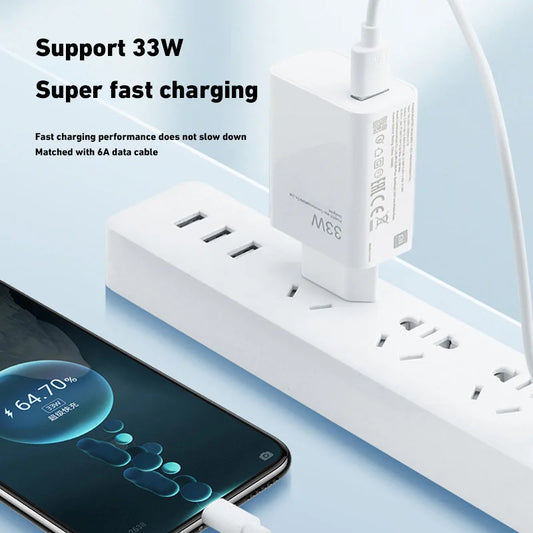 2025 Xiaomi Original Charger 120W 67W 33W Ultra Fast Charger EU GaN Plug Charge Adapter USB Type C Cable For Samsung Redmi Phone