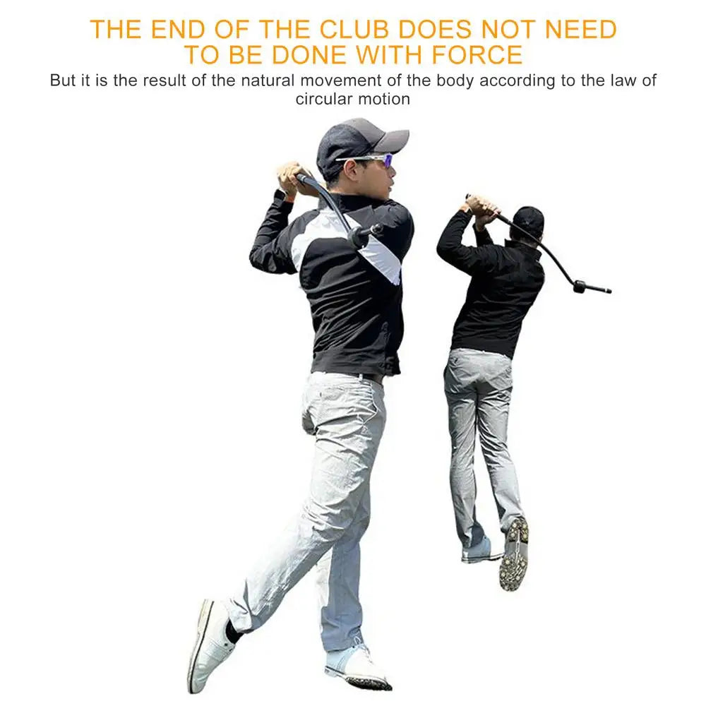 Golf Swing Trainer Portable Professional Golf Swing Aid Sports Supplies Training Equipment For Indoor Outdoor Course Home