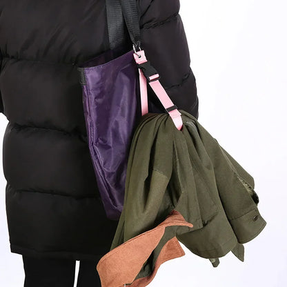 Travel Luggage Fixed Strap Backpack External Strap Portable with Release Buckle Add-A-Bag Luggage Strap Belt Jacket Holder