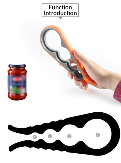 Bottle Cap Opener Open Bottle Covers Universal  Kitchen Jars Opener Effortless Jar Opener Open Jars and Lids