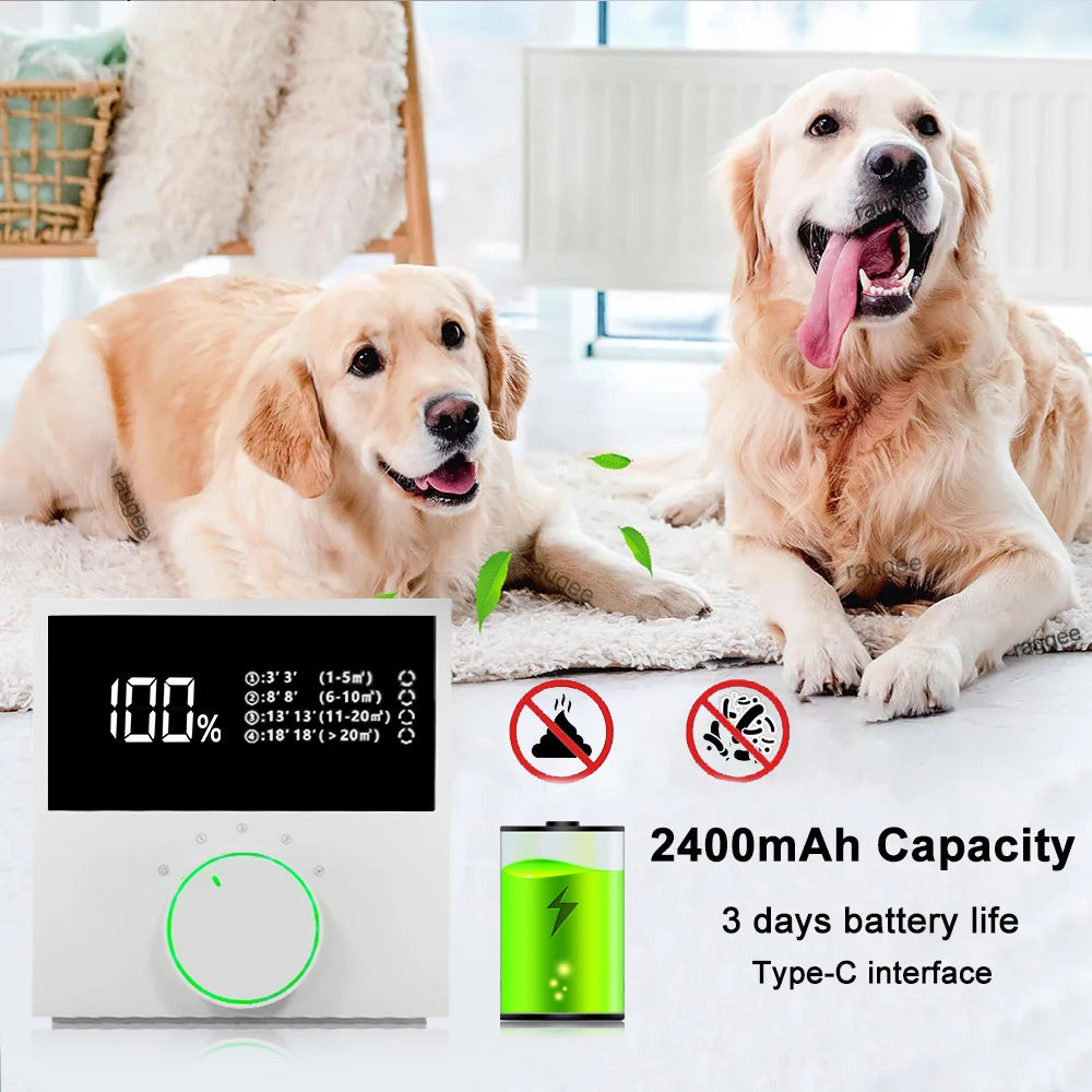 Air Purifier Odor Eliminator Negative Ion Generator Smart Air Freshener USB Rechargeable Portable Air Purifier for Home Toilet