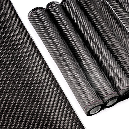3K 200gsm Carbon Fiber Cloth 50cm/30cm wide Plain Carbon Fabric For Commercial Car Part Sport Equipment