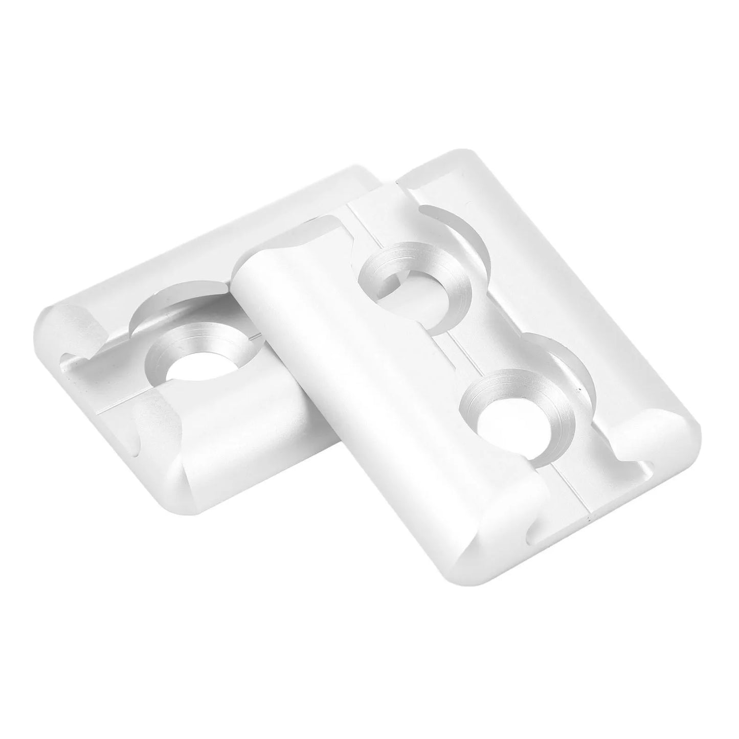 1 Pair of L Track Anchor Points Aluminium Alloy Square Tie Down Anchor Point for Airplane Motorhomes Ambulances Etc