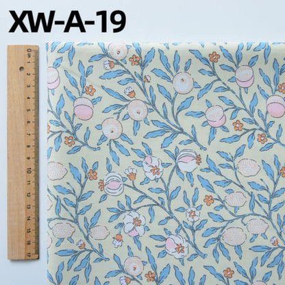 Fabric cotton handmade diy bedding flowers garden flowers pure cotton printing fabric twill cotton fabric sewing