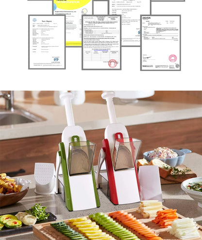 Manual Slicer Multifunction Adjustable Mandoline Kitchen Accessories Vegetable Fruit Food Chopper Cutter Potato Grinder