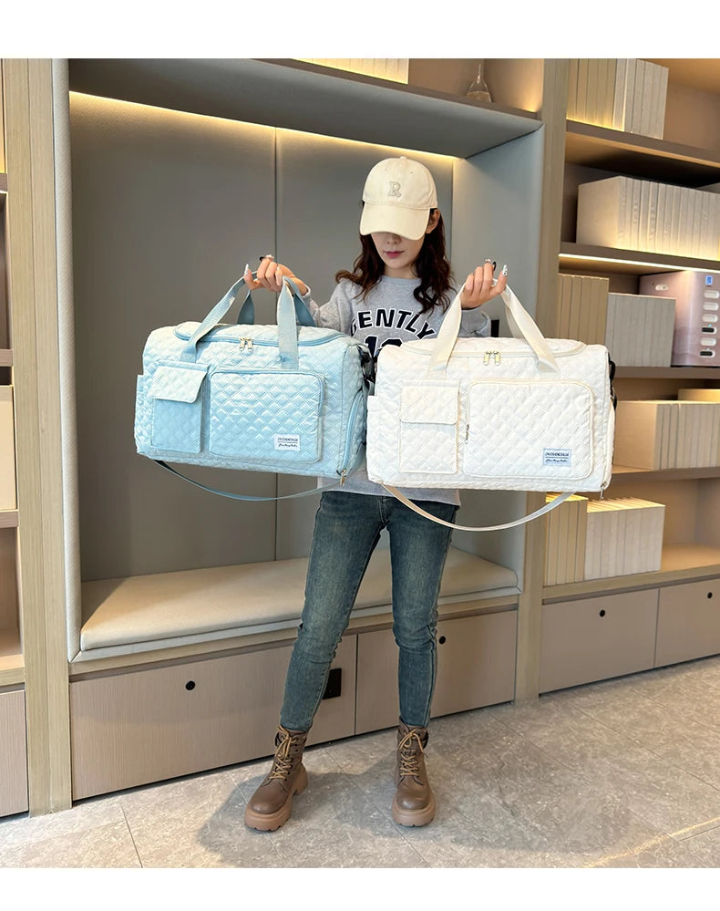 Fashion Travel Bag Handbags Large Capacity Carry On Luggage Bags Men Women Shoulder Outdoor Tote Waterproof Sport Gym Bag