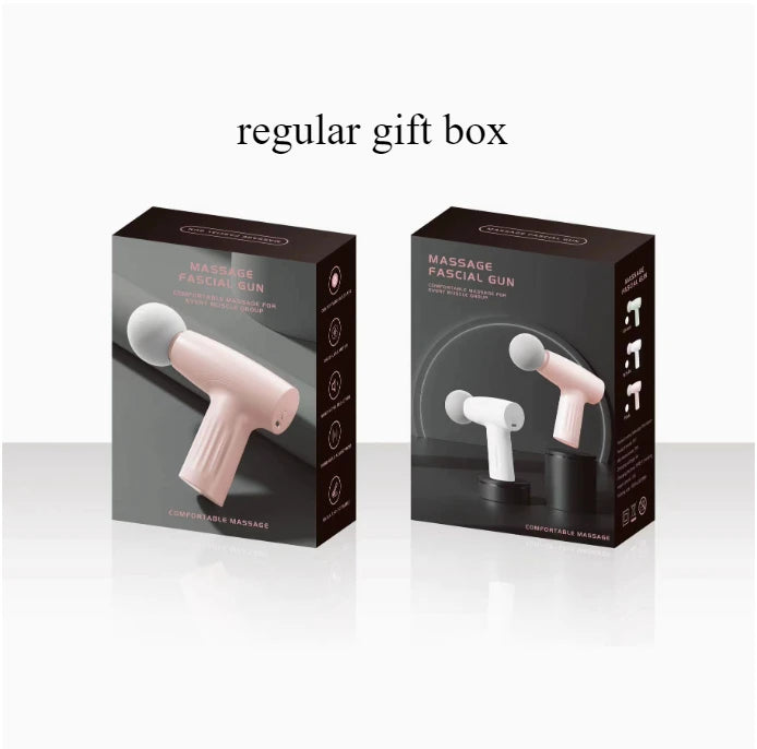 Portable Mini Pink Muscle Massage Gun Deep Tissue Handheld Healing Fascia Gun