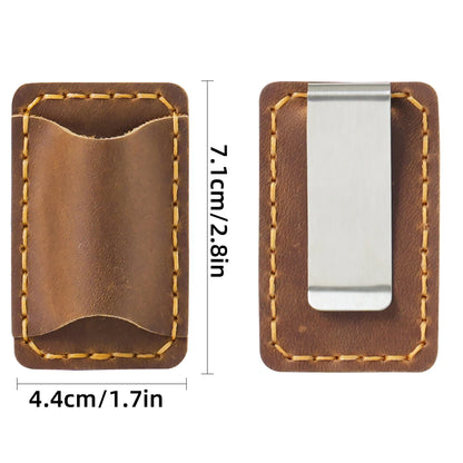 Leather Notebook Pen Holder with Clip Bookmark Book Accessories Convenient Portable Travel Supplies Office School Stationery