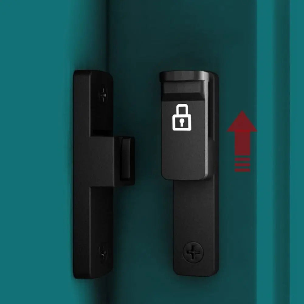 90°/180° Luminous Latch Indoor Metal Door Buckle Bathroom Door Lock Sliding Door Lock Wooden Door Burglar Barn Door Buckle