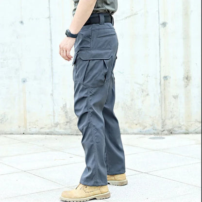 Casual Man Pants Multi-Pocket Tactical Cargo Pants Wear-resistant Combat Men's Cargo Pants Hiking Joggers Trousers