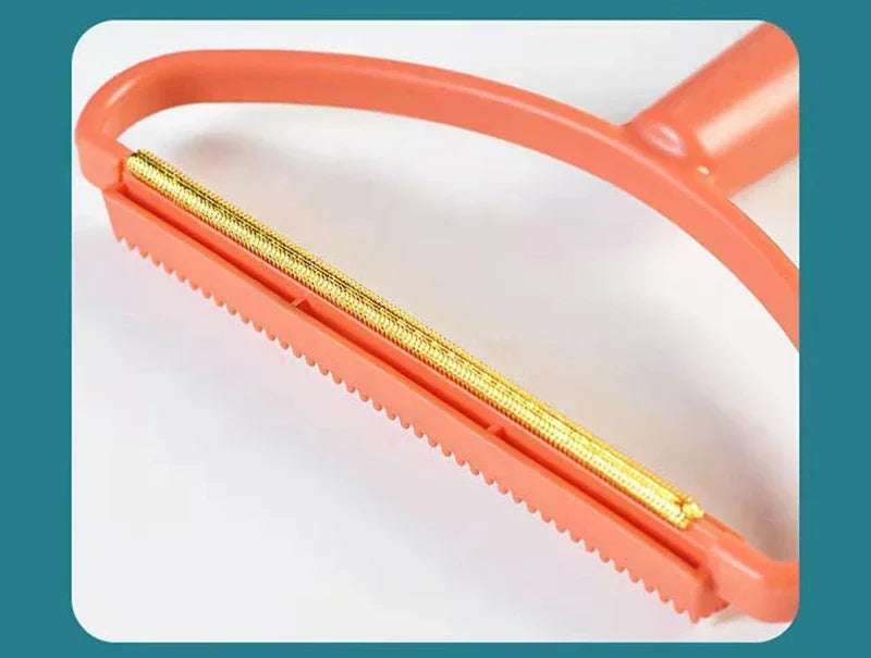 Manual Fluff Remover Clothes Fuzz Fabric Shaver Carpet Clothes Brush Double-Side Lint Remover Portable Pet Hair Remover Brush