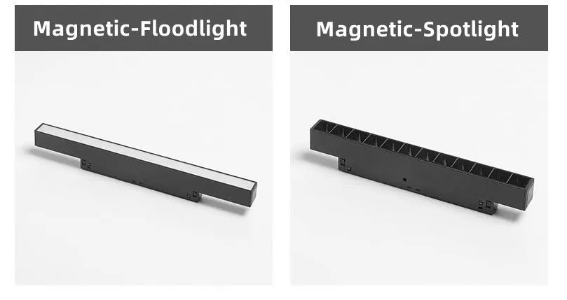 Magnetic Track Light Grille Flood Lamp Modern Embedded Flexible Linear Fixture LED Spotlight DC48V Ceiling Indoor Living