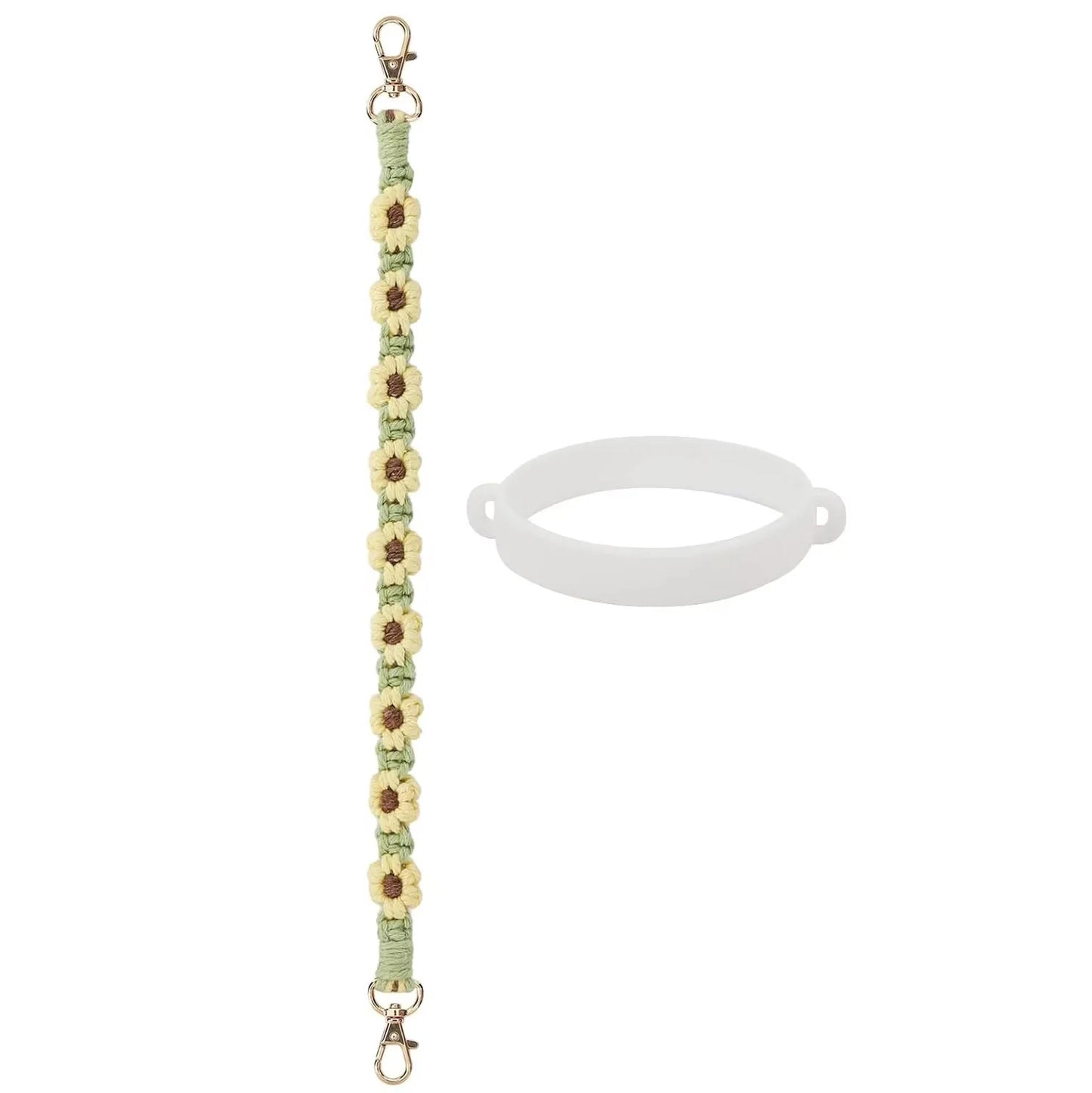 Water Bottle Handle with Strap for Owala Stanley Cup  Hydro Flask, Water Bottle Handle Fits Most 12-40oz Water Bottles