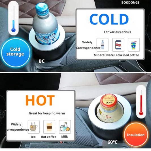 Car Hot Cold Cup Smart Quick Cooling Cup Warm Milk Cup Car Heater Car Hot Cold Cup Heater