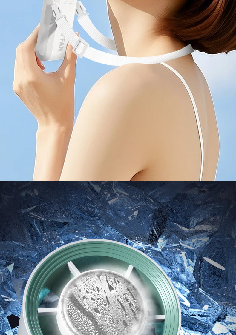 Handheld Fan, Portable Handheld Fan with Ice Function Turbo Powerful Rechargeable Fans  for Outdoor Indoor travel essentials