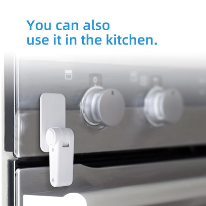 4PCS Child Safety Door Level Handle Locks Anti-open Door Security ProtectionUniversal Drawer Cabinet Refrigerator Oven Door Lock