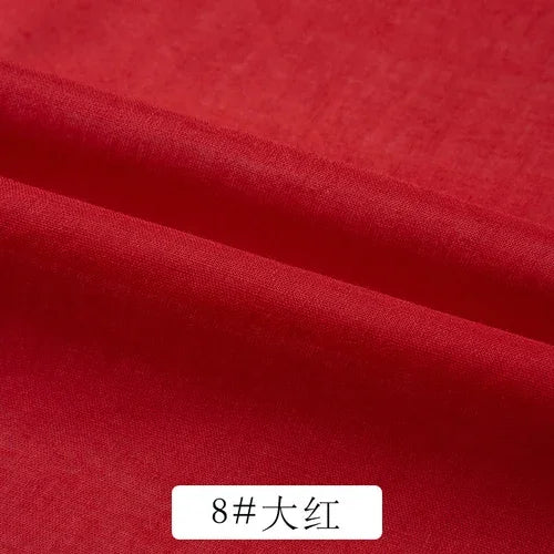 Cotton Summer Solid Color Clothing Lining Cloth White Cotton Dress Mesh Cotton Clothes Lining Fabric