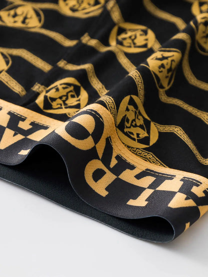 10Pcs Men's Underwear Soft Breathable Comfortable Men's Pants Athleisure Domineering Fashionable Trendy Men's Boxers Briefs