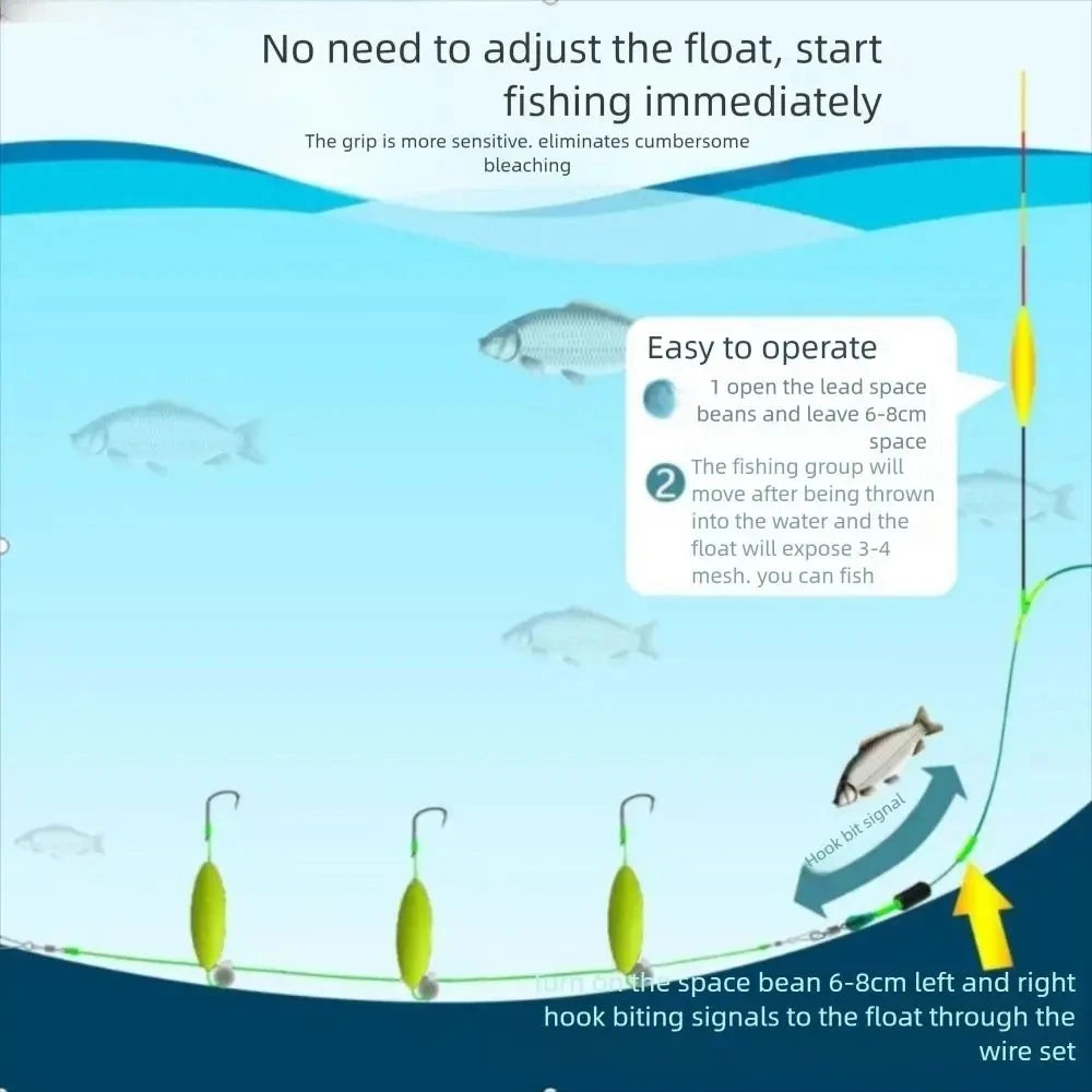 Three Hook Fishing Hair Rigs Hook Suspension Anti Bottom Carp Fishing Hook Ready Made Pesca Carp Rigs Fishing Lure